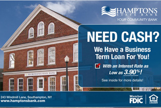 Hamptons state bank ad