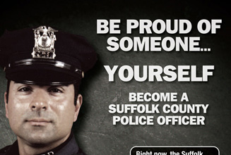 Suffolk County Police Dept ad