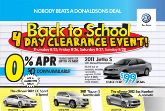 Donaldsons VW ad